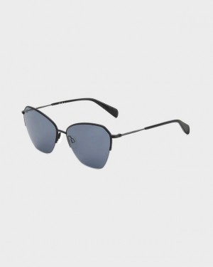 Rag & Bone Avery Sonnenbrille Damen Schwarz | 698257-UVT