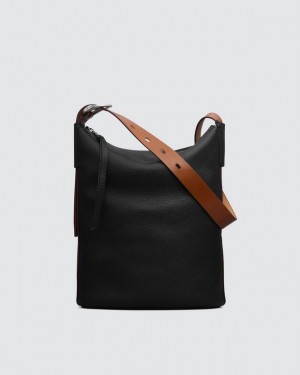 Rag & Bone Belize Bucket Tasche Damen Schwarz | 247358-ORQ