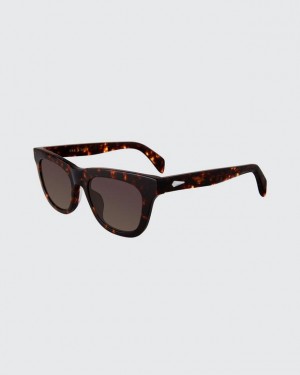 Rag & Bone Perry Square Sonnenbrille Herren Havana | 602389-RBS