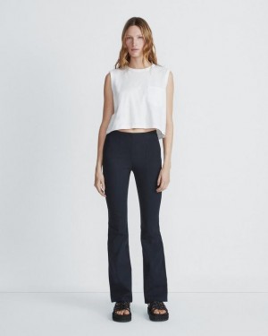 Rag & Bone Simone Baumwoll Flare Slim Fit Hose Damen Salute | 263819-LHZ