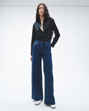 Rag & Bone Sofie Full Length Weite-Leg High-Rise High Stretch Jeans Damen Jen | 271540-JTO