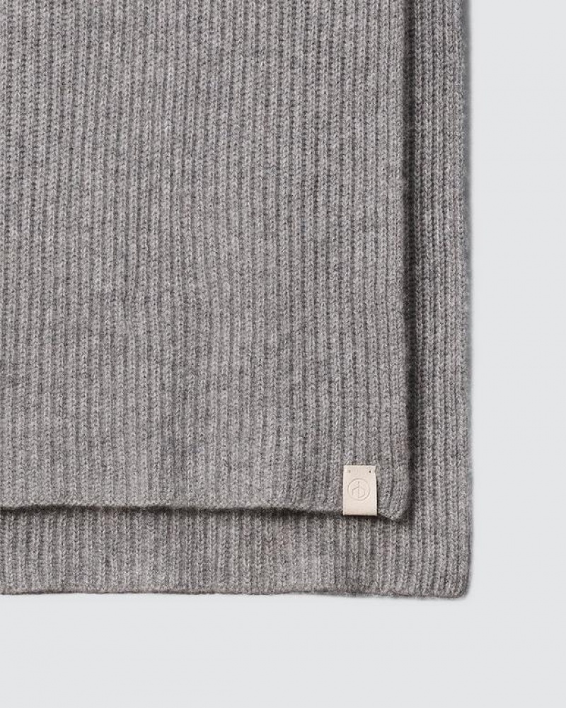 Rag & Bone Ace Cashmere Midweight Schal Damen Grau | 243985-NRA