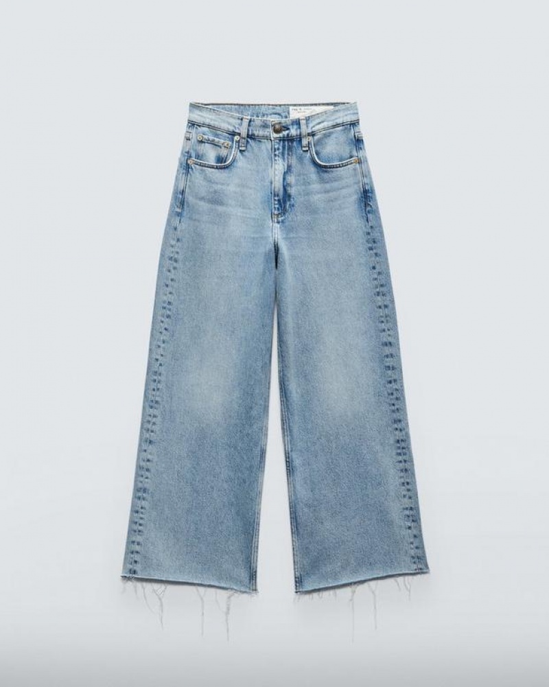 Rag & Bone Andi Ankle Weite-Leg High-Rise Vintage Stretch Jeans Damen Cecilia | 185370-QGU