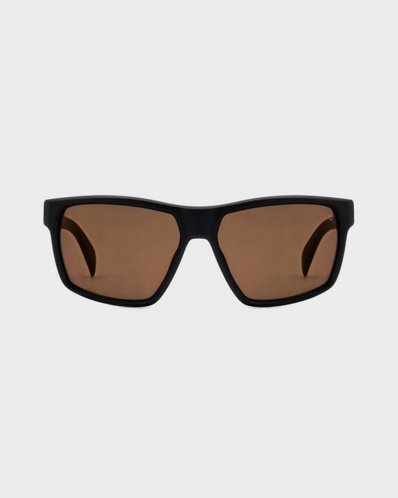 Rag & Bone Aron Rectangular Sonnenbrille Herren Schwarz | 506781-ZXF