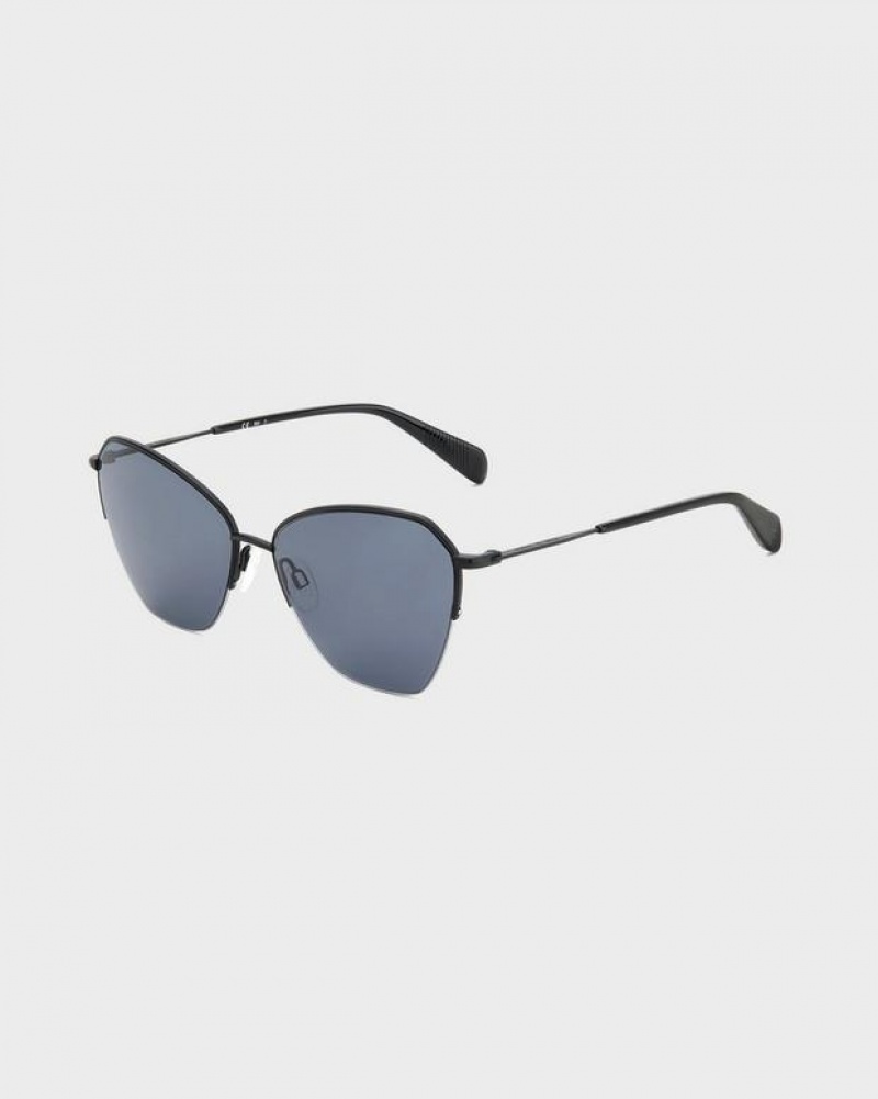 Rag & Bone Avery Sonnenbrille Damen Schwarz | 698257-UVT