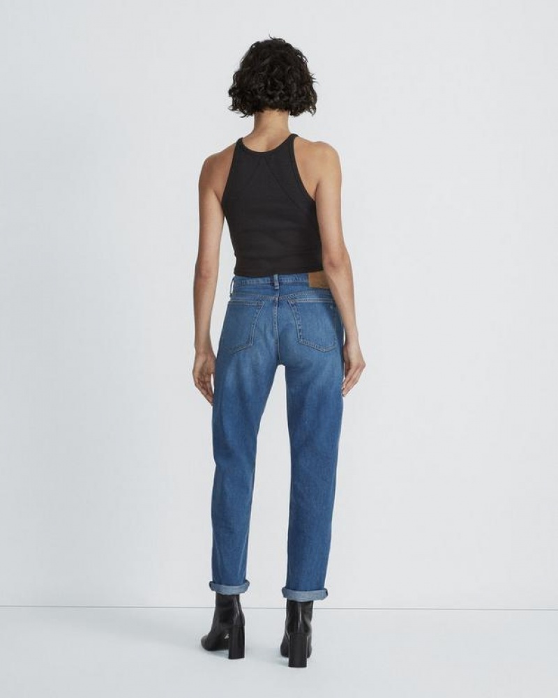 Rag & Bone Baggy Dre Low-Rise Rigid Jeans Damen Blake | 964205-UWQ