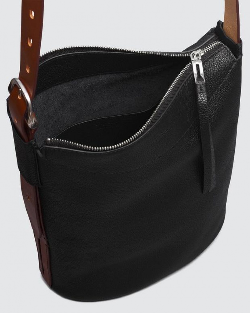 Rag & Bone Belize Bucket Tasche Damen Schwarz | 247358-ORQ