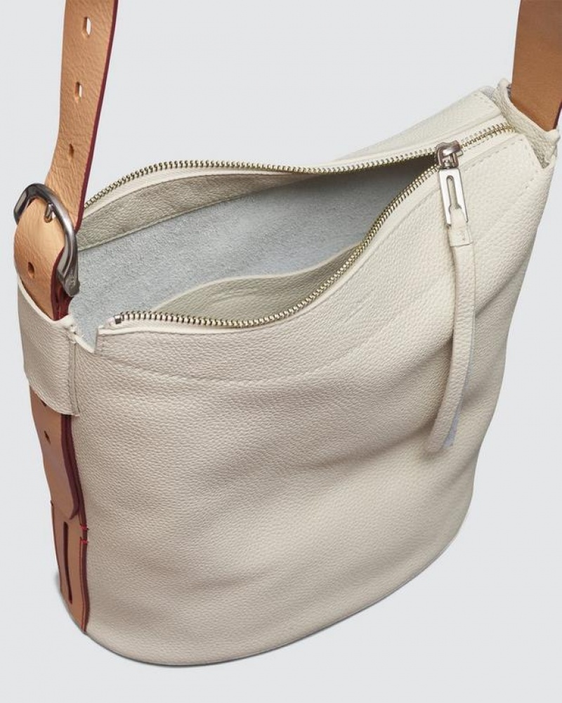 Rag & Bone Belize Bucket Tasche Damen Weiß | 471392-KCH