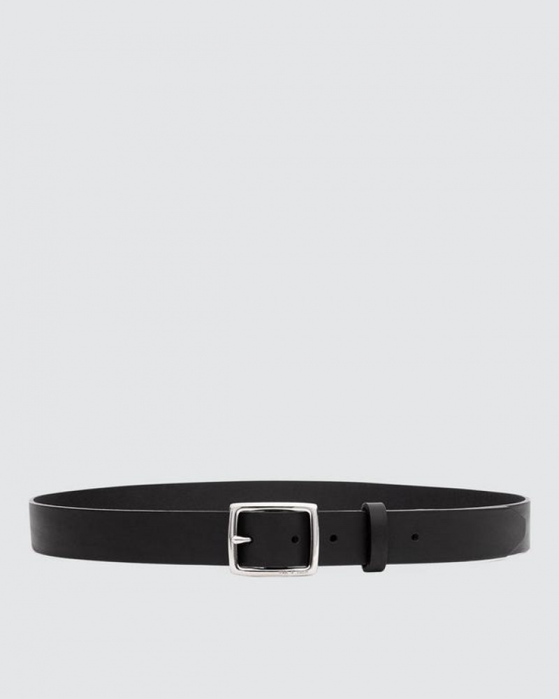 Rag & Bone Boyfriend Leder 30mm Hip Gürtel Damen Schwarz | 089614-IMQ