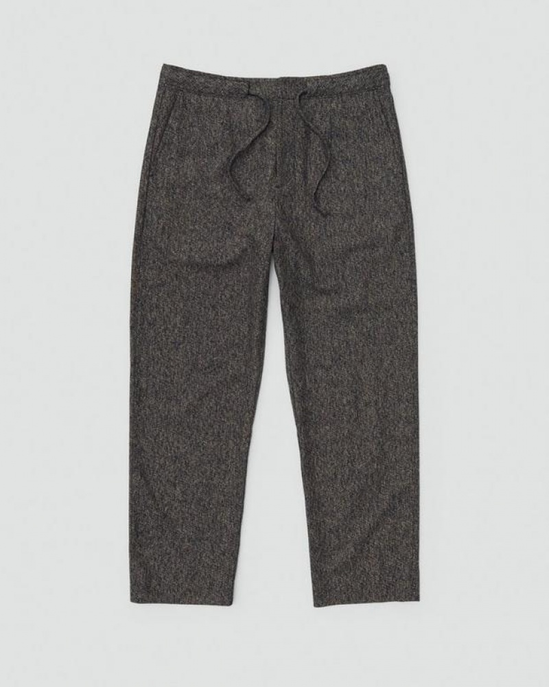 Rag & Bone Bradford Mélange Tweed Relaxed Fit Hose Herren Navy | 402358-GPX