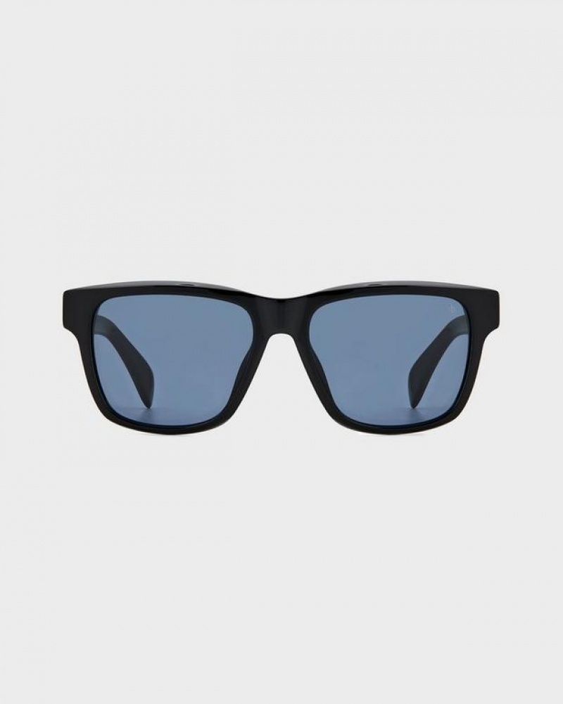 Rag & Bone Canyon Square Sonnenbrille Herren Schwarz | 532140-ZIB