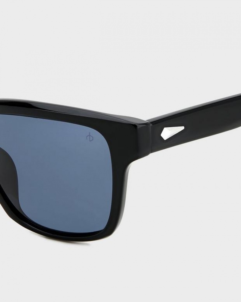 Rag & Bone Canyon Square Sonnenbrille Herren Schwarz | 532140-ZIB