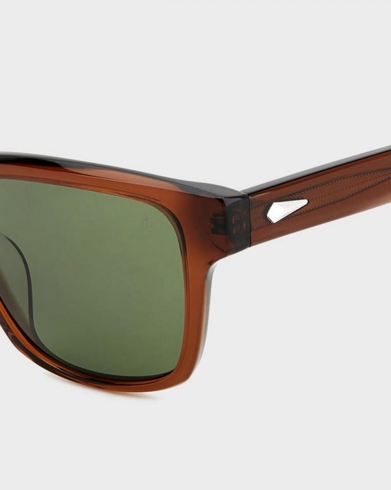 Rag & Bone Canyon Square Sonnenbrille Herren Braun | 714932-EDN