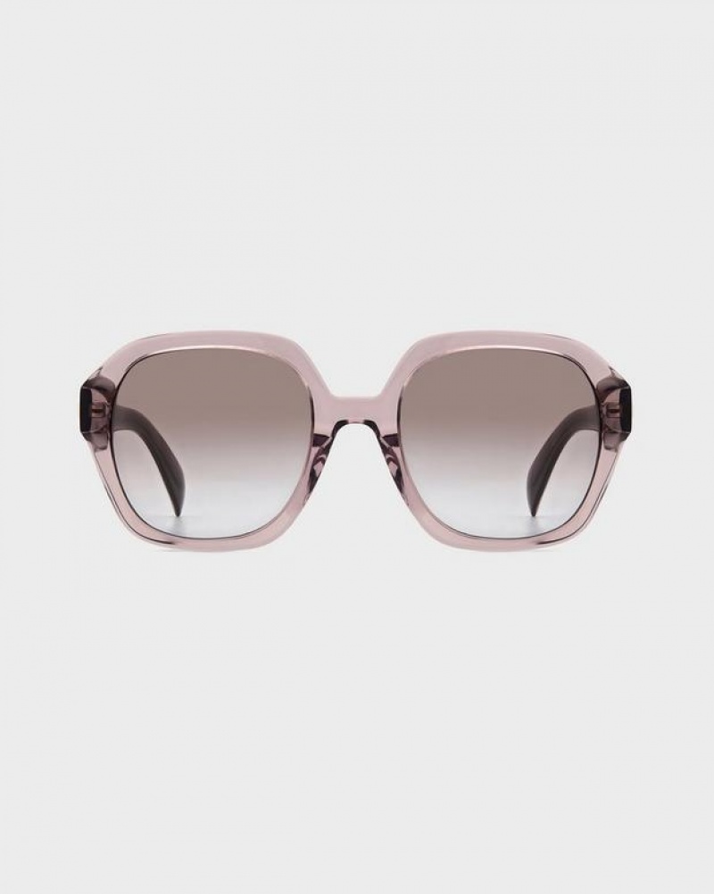 Rag & Bone Elly Butterfly Sonnenbrille Damen Grau | 237854-DEO