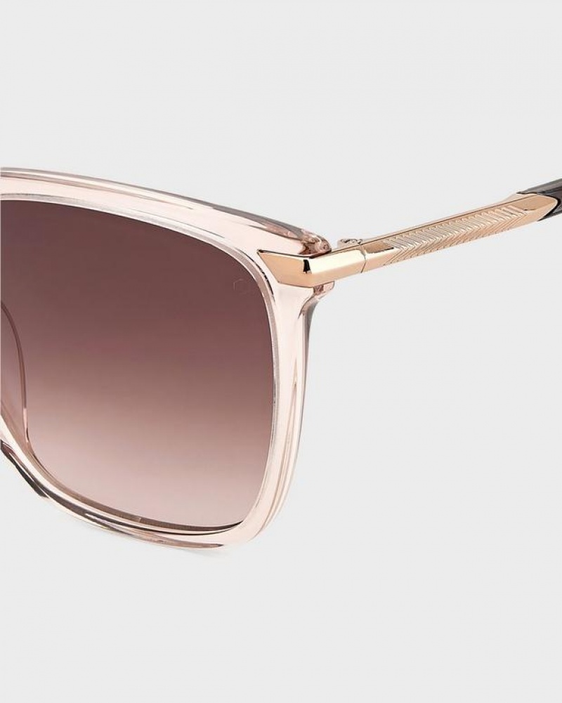 Rag & Bone Erin Butterfly Sonnenbrille Damen Braun | 056718-GDI