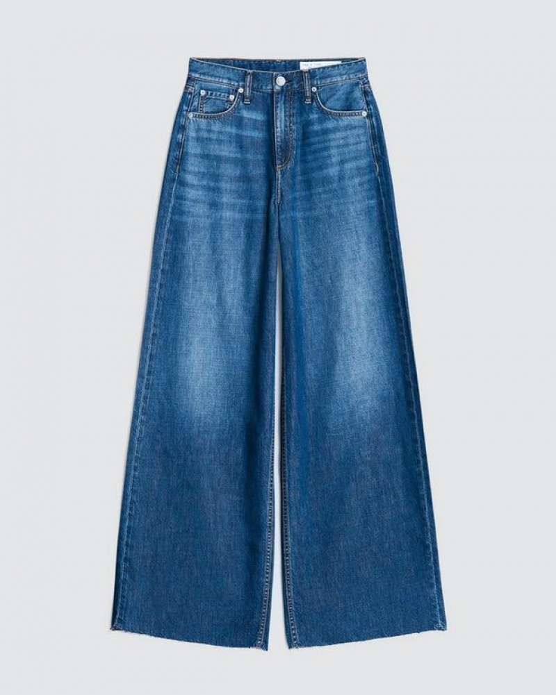 Rag & Bone Featherweight Sofie Weite-Leg High-Rise Featherweight Jeans Damen Otto | 735081-WGR