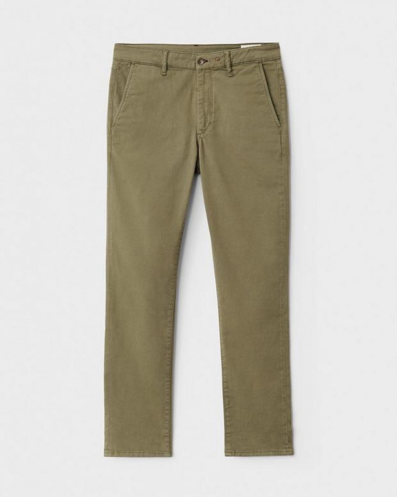 Rag & Bone Fit 2 Stretch Twill Chino Slim Fit Hose Herren Pale Army | 154607-REU