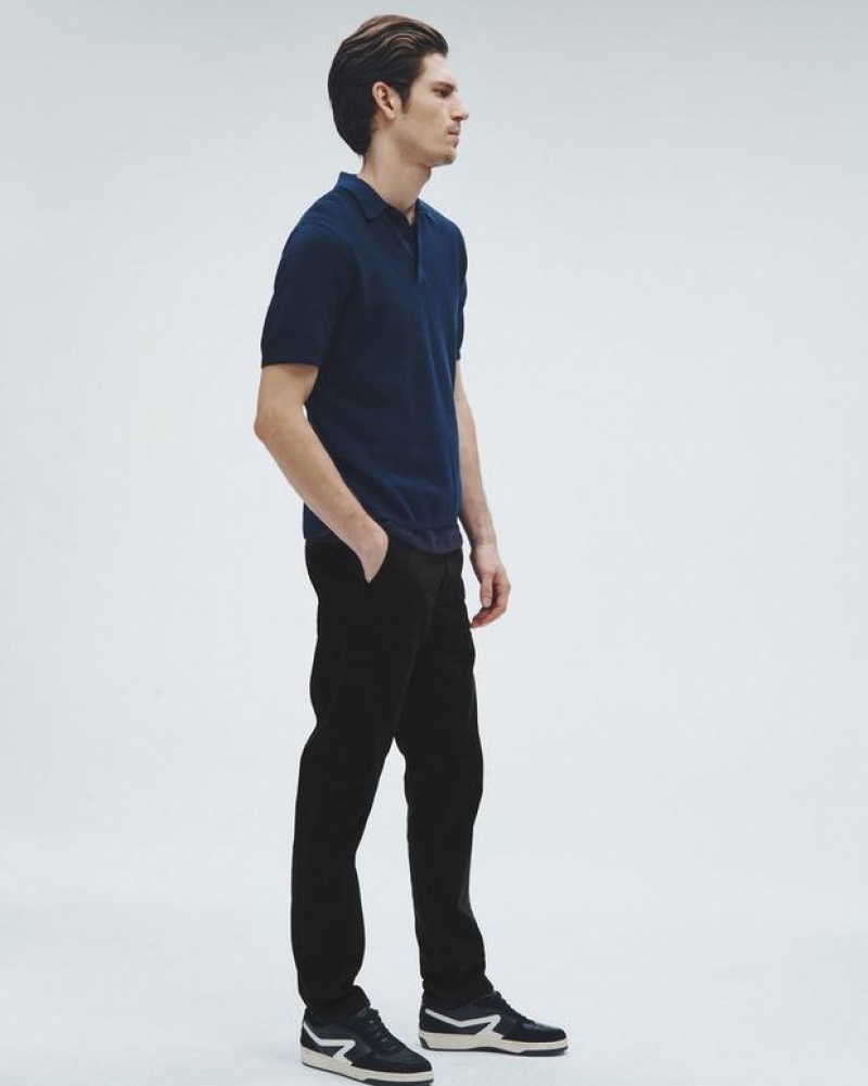 Rag & Bone Fit 2 Stretch Twill Chino Slim Fit Hose Herren Schwarz | 401359-GYS