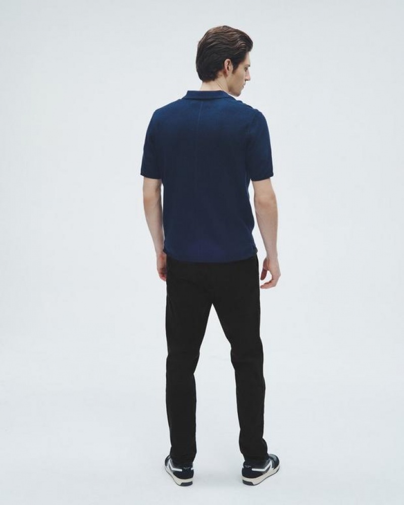 Rag & Bone Fit 2 Stretch Twill Chino Slim Fit Hose Herren Schwarz | 401359-GYS