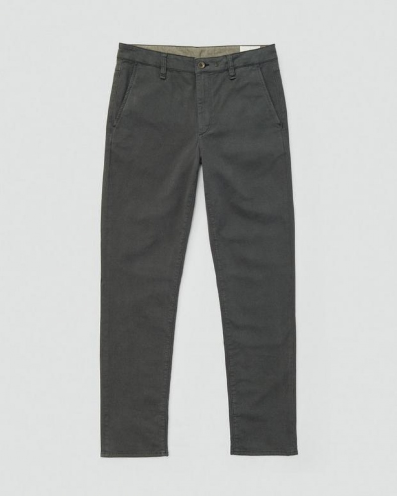 Rag & Bone Fit 2 Stretch Twill Chino Slim Fit Hose Herren Grau Grün | 437102-KFD