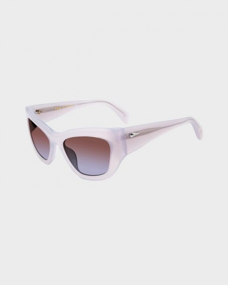 Rag & Bone Gwyn Cat Eye Sonnenbrille Damen Lila | 381094-VUX