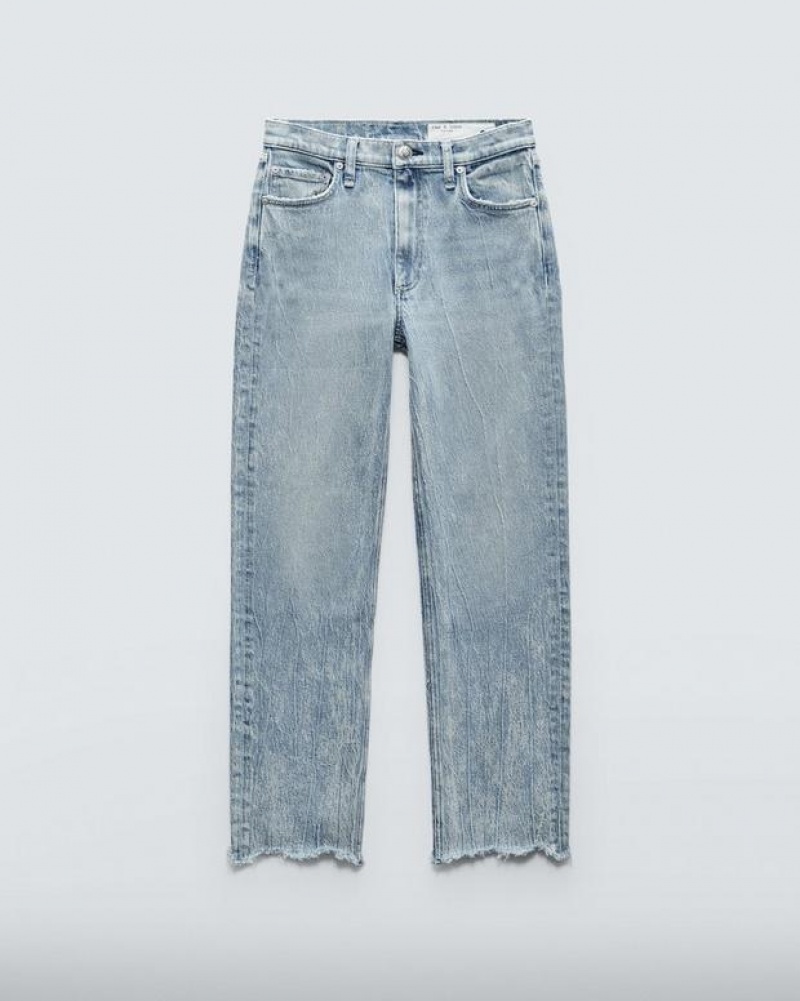 Rag & Bone Harlow Ankle Gerade Mid-Rise Vintage Stretch Jeans Damen Betty | 209583-FNH