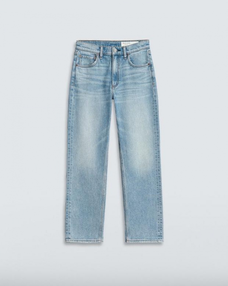 Rag & Bone Harlow Ankle Gerade Mid-Rise Vintage Stretch Jeans Damen Lou | 629854-GHA