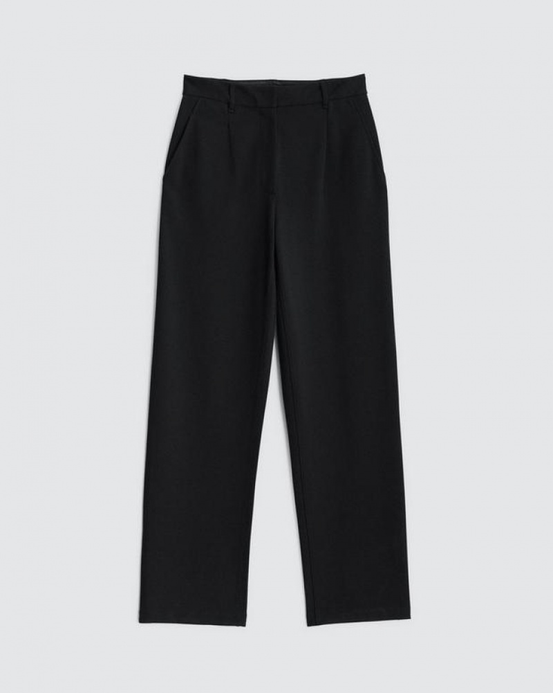 Rag & Bone Irina Ponte Trouser Slim Fit Hose Damen Schwarz | 362905-IZN