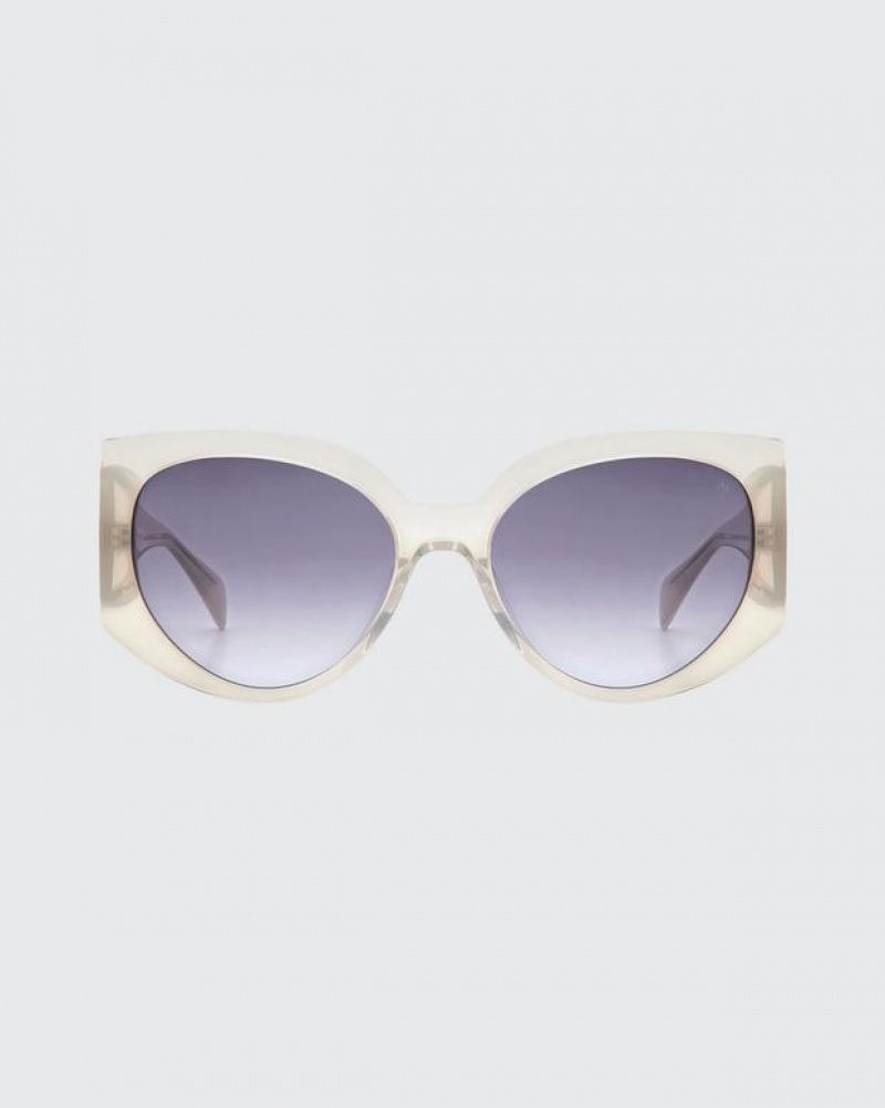 Rag & Bone Lorne Cat Eye Sonnenbrille Damen Grau | 673825-YJE