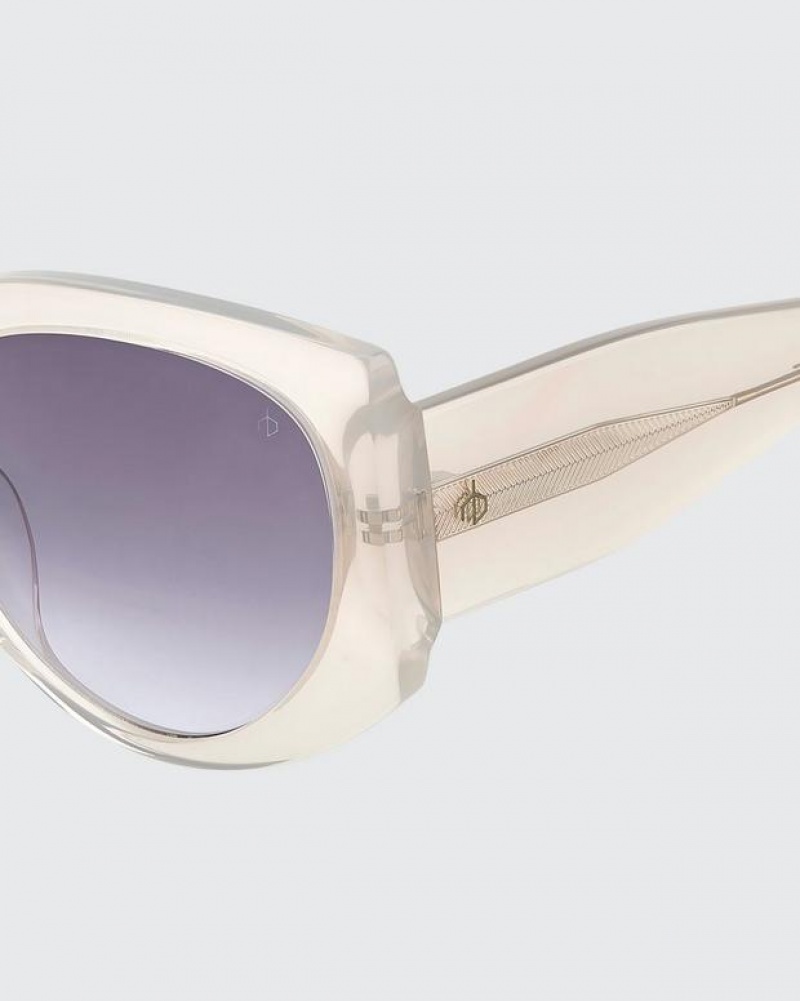 Rag & Bone Lorne Cat Eye Sonnenbrille Damen Grau | 673825-YJE