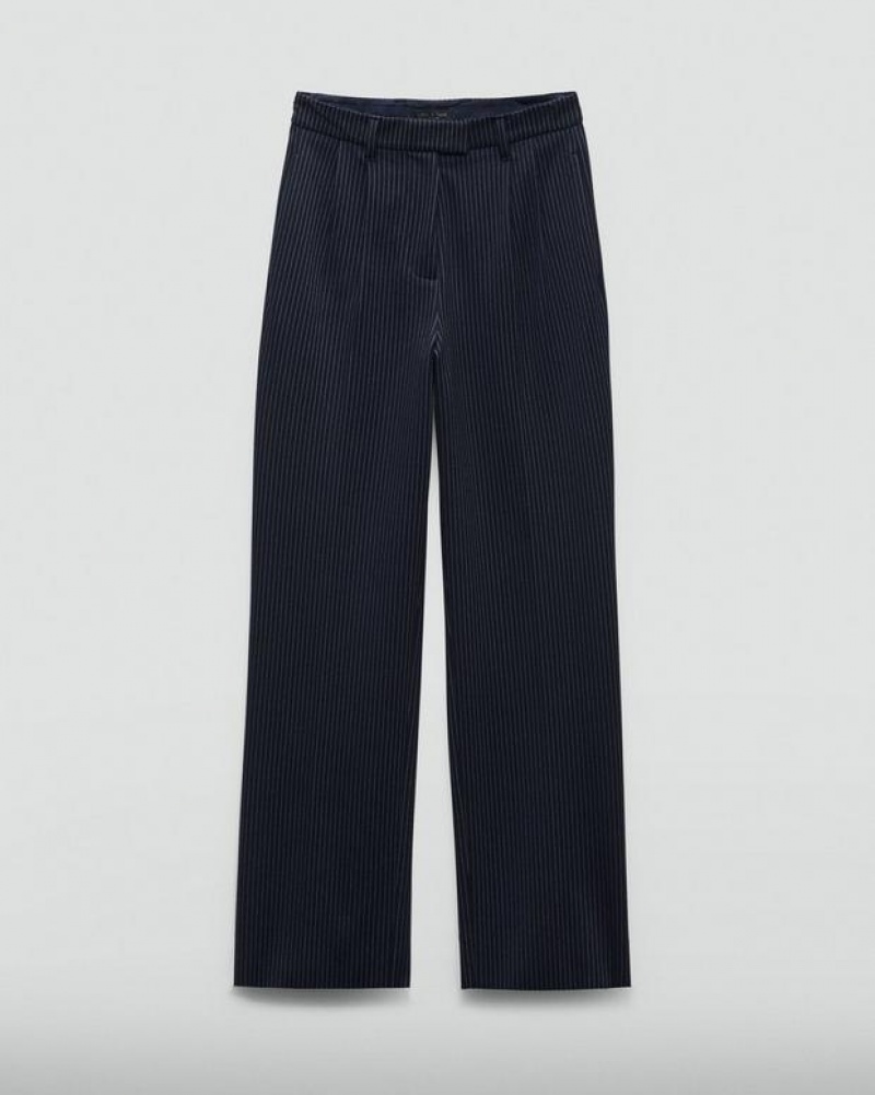 Rag & Bone Marianne Ponte Relaxed Fit Hose Damen Navy | 428673-LCA