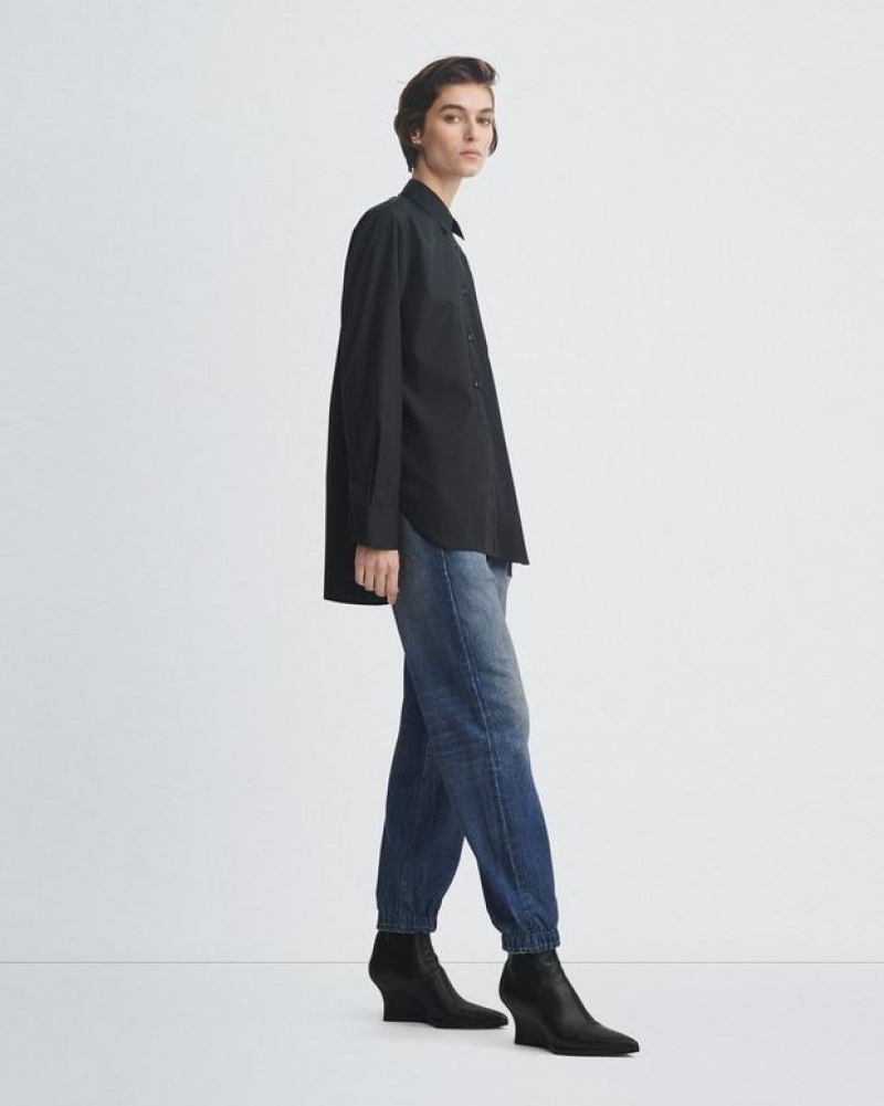 Rag & Bone Miramar Jogger Trompe L'oeil Baumwoll Jeans Damen Lenox | 021367-JEC