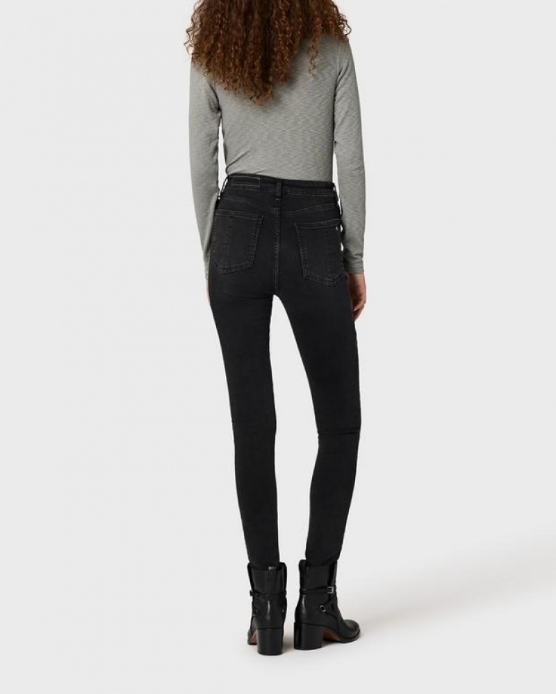 Rag & Bone Nina Schlank High-Rise Stretch Jeans Damen Highland | 928530-HZI