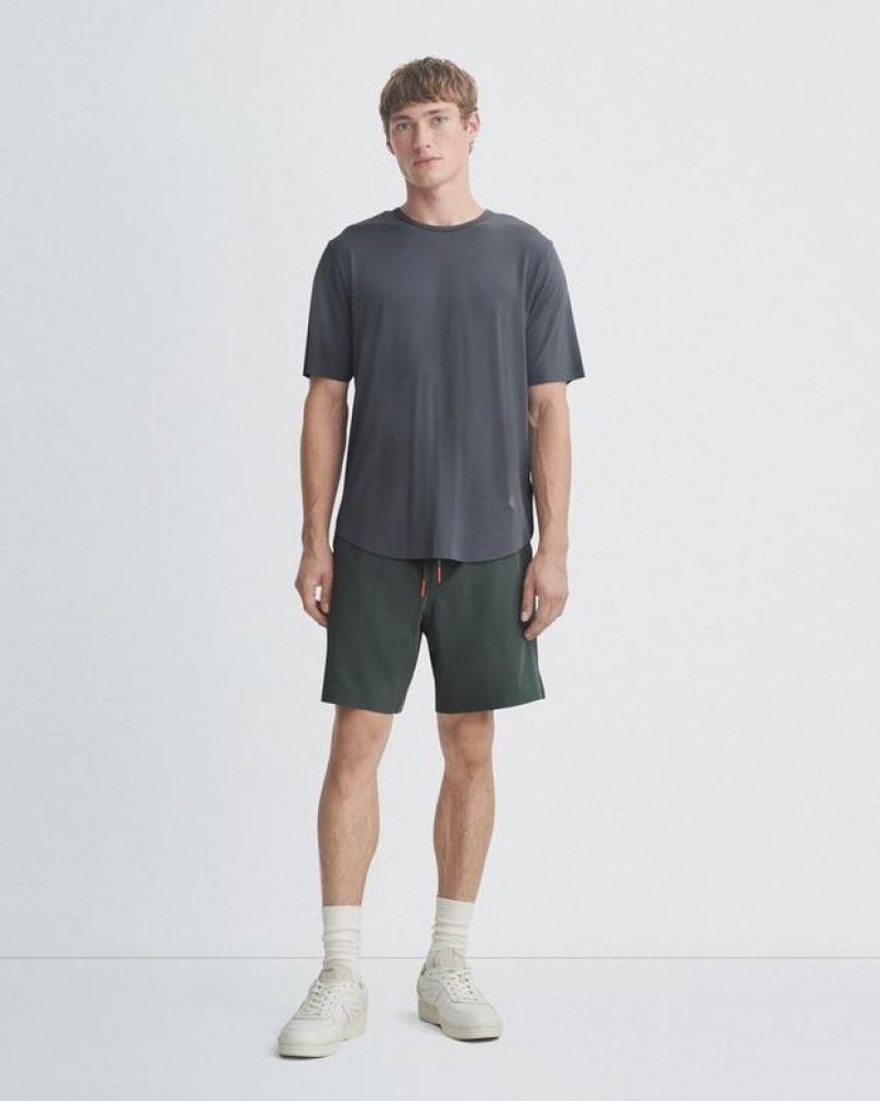 Rag & Bone Pursuit Active Relaxed Fit Kurze Hose Herren Grau | 849730-YZV