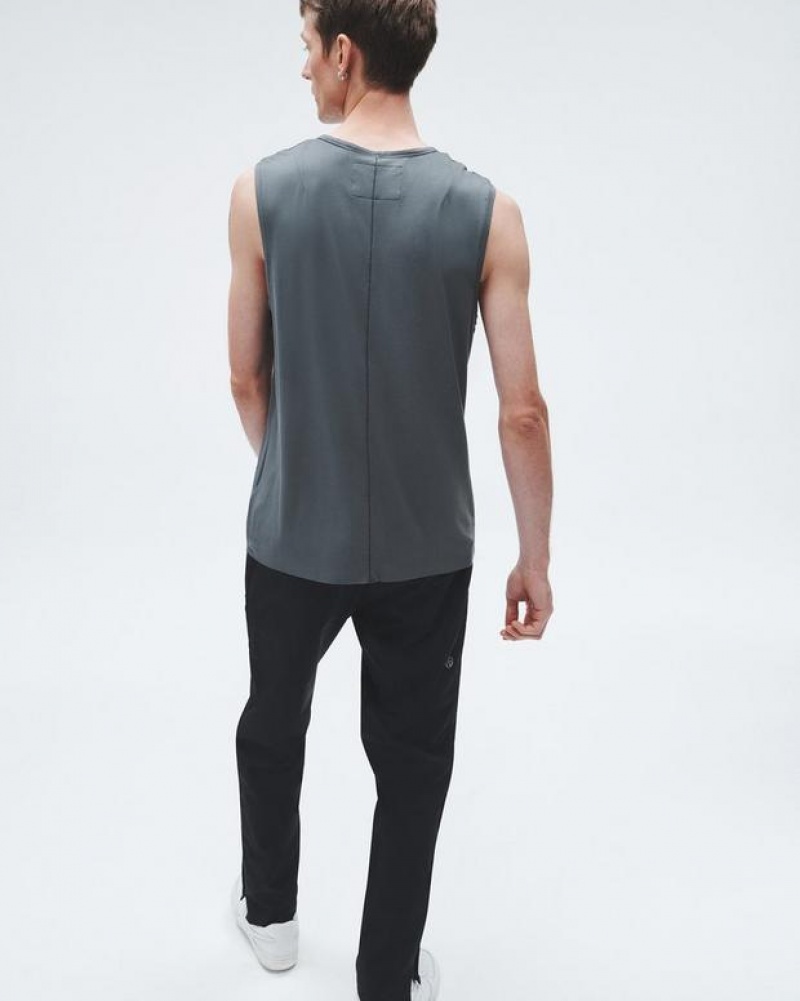 Rag & Bone Pursuit Hayden Tank Tech Jersey T-Shirt Herren Grau | 028647-RCY