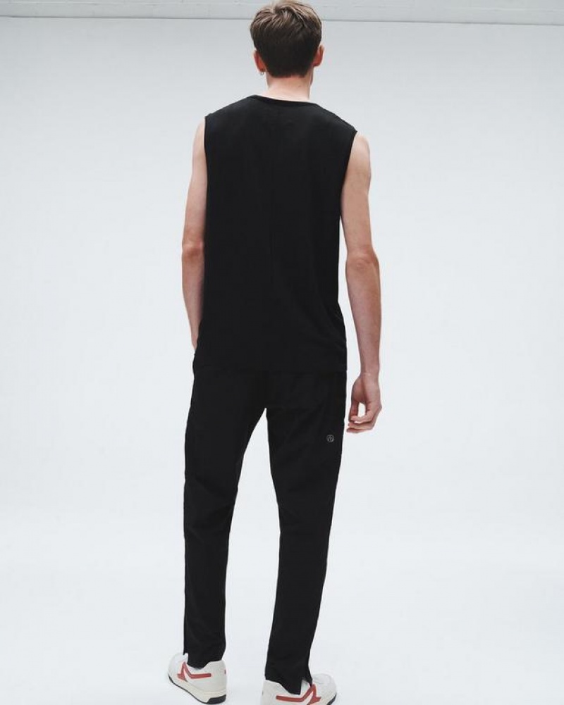 Rag & Bone Pursuit Zander Technical Track Relaxed Fit Hose Herren Schwarz | 041783-EMH