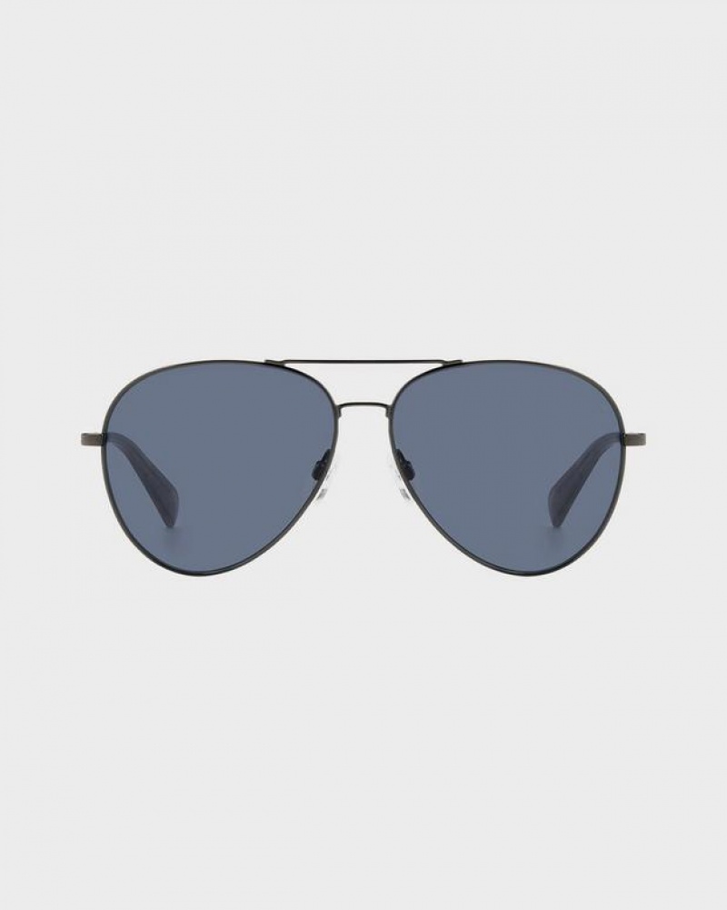 Rag & Bone Ren Pilot Sonnenbrille Damen Grau | 453296-HGZ