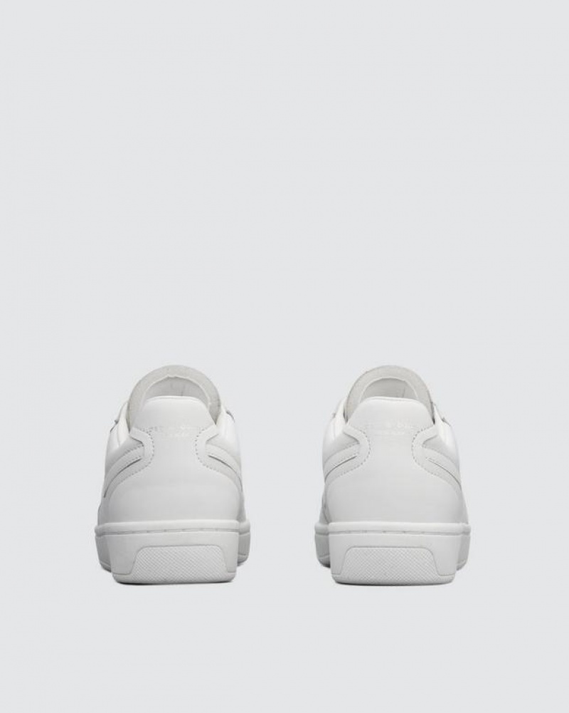 Rag & Bone Retro Court - Leder Low Sneakers Damen Weiß | 460958-UZK