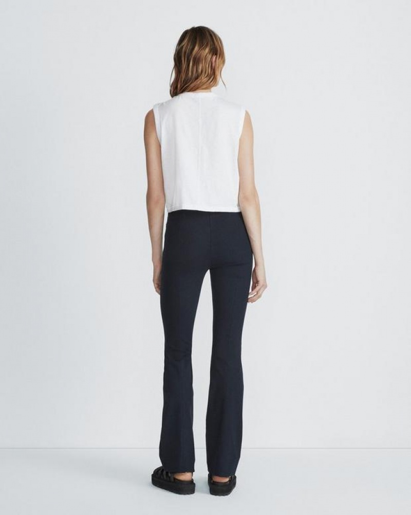 Rag & Bone Simone Baumwoll Flare Slim Fit Hose Damen Salute | 263819-LHZ