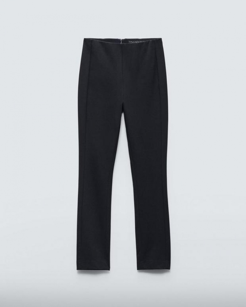 Rag & Bone Simone Slim Fit Hose Damen Schwarz | 260981-ZKU