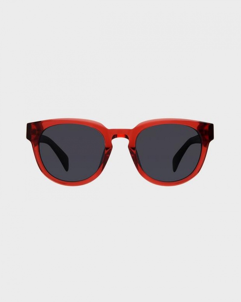 Rag & Bone Slayton Oval Sonnenbrille Herren Orange | 673529-XGN