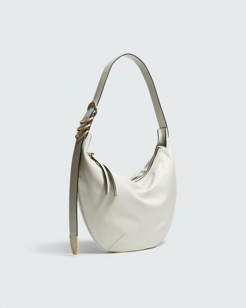 Rag & Bone Spire Medium Schultertasche Damen Weiß | 783542-TKV