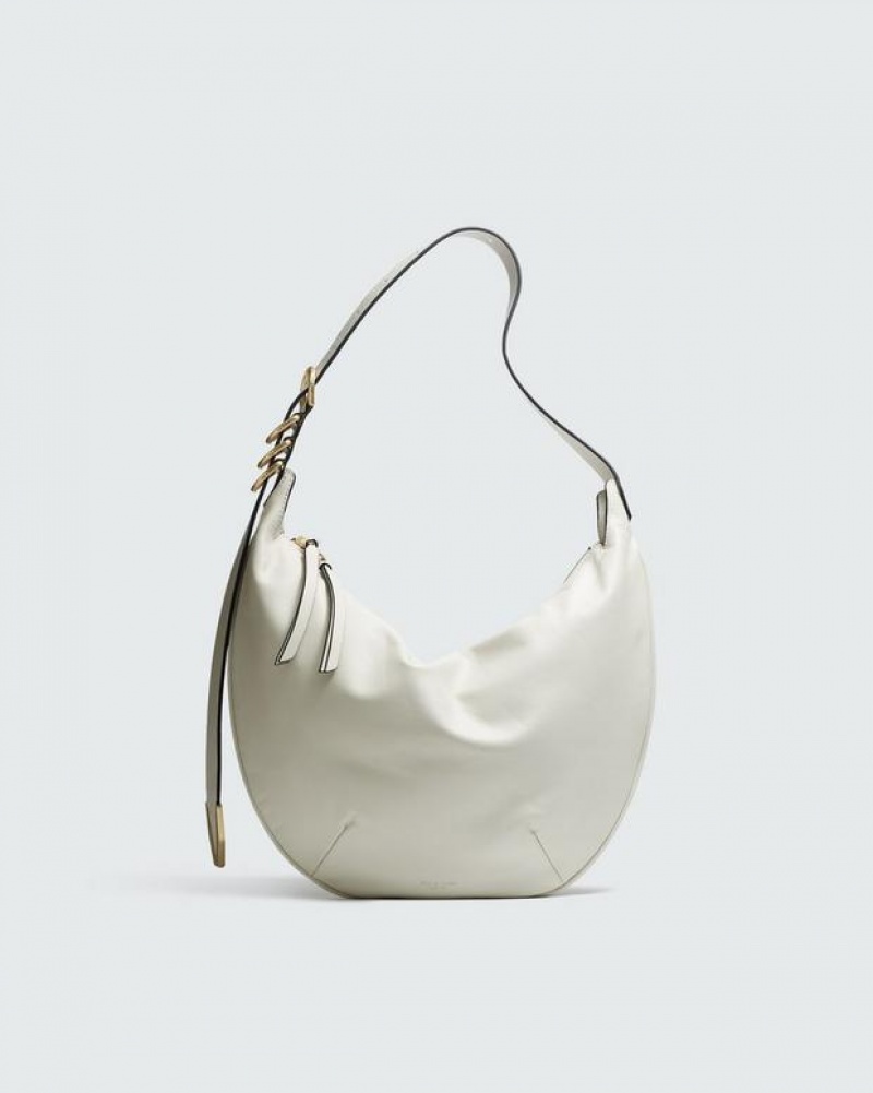 Rag & Bone Spire Medium Schultertasche Damen Weiß | 783542-TKV