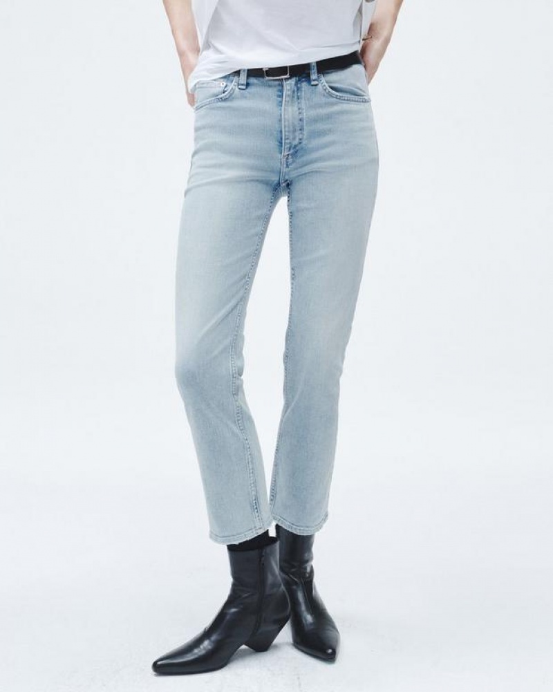 Rag & Bone Wren Ankle Slim High-Rise High Stretch Jeans Damen Emma | 269075-JVH