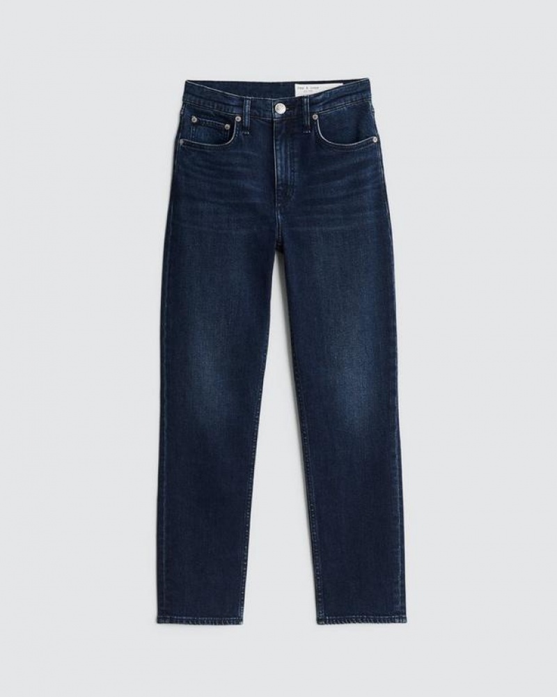 Rag & Bone Wren Ankle Slim High-Rise Vintage Stretch Jeans Damen Ella | 041978-ETZ