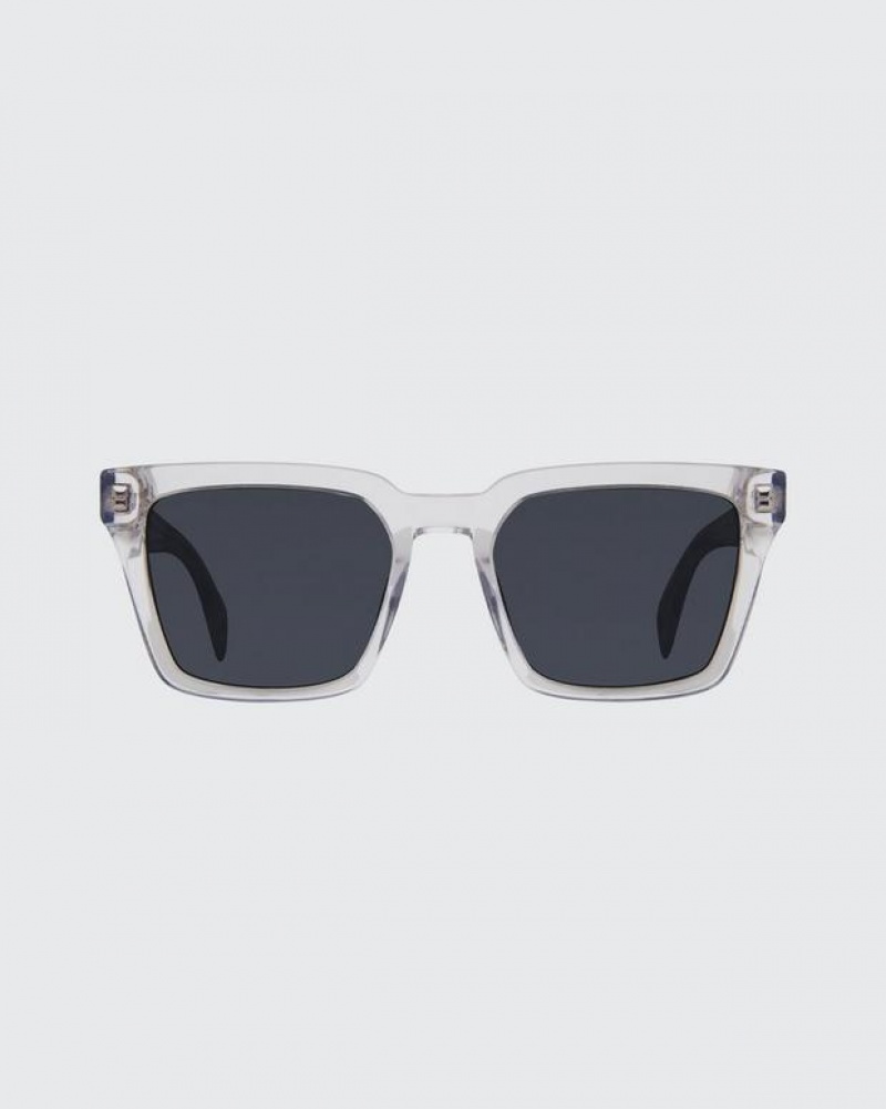 Rag & Bone Zander Square Sonnenbrille Herren Crystal | 126593-ZPJ