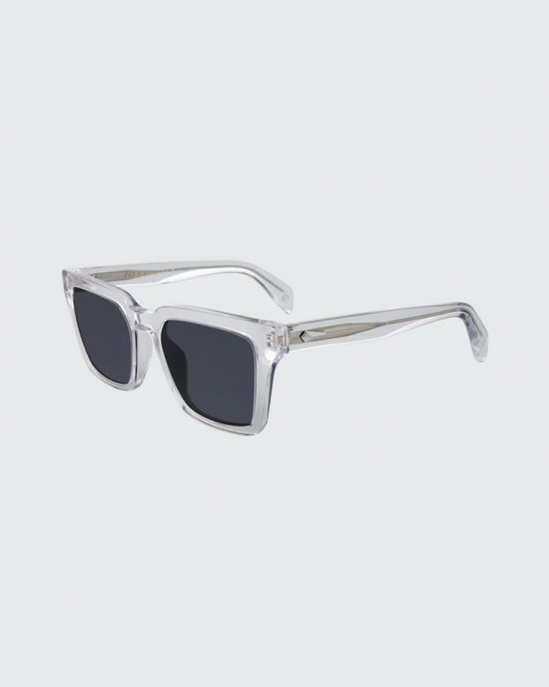 Rag & Bone Zander Square Sonnenbrille Herren Crystal | 126593-ZPJ